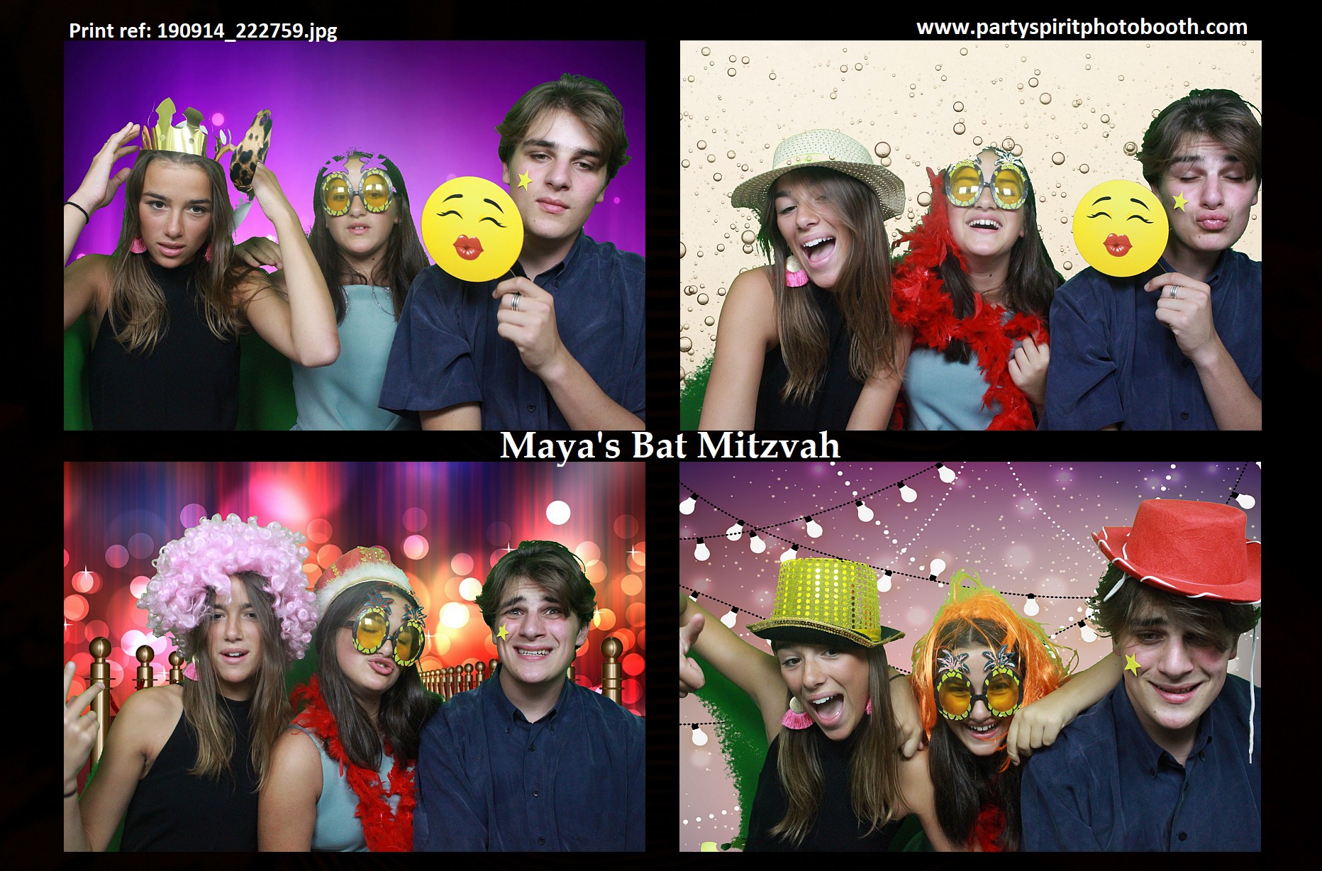 Maya's Bat Mitzvah | View more photos from the event at gallery.partyspiritphotobooth.com/u/PartySpiritPhotoBooth/Mayas-Bat-Mitzvah